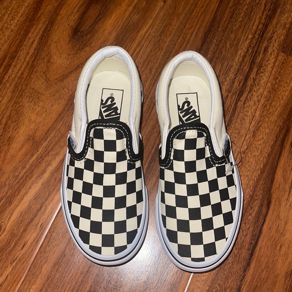 Toddler checkered vans